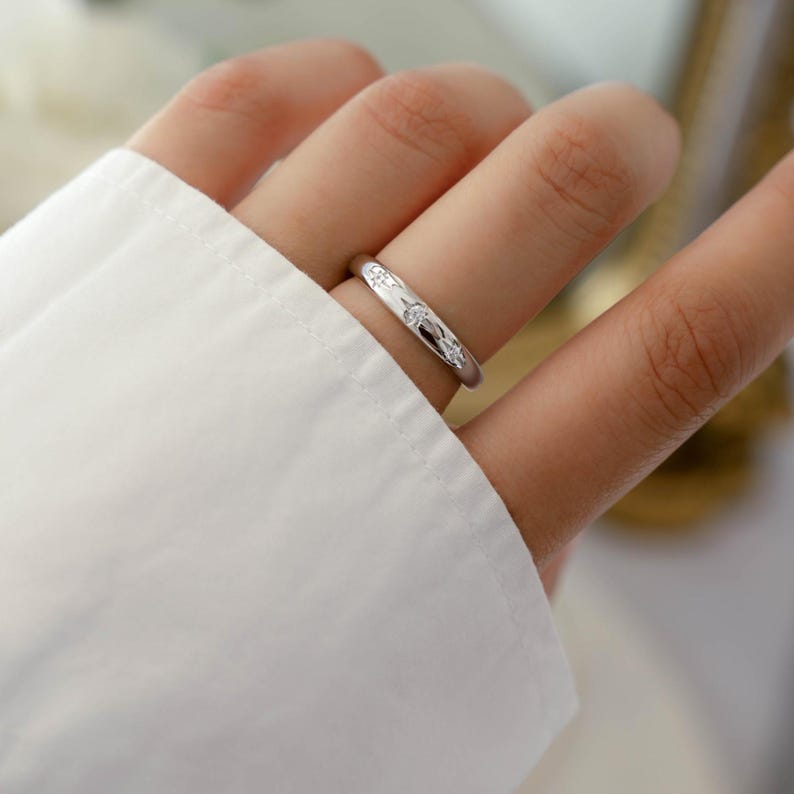 Star Setting Celestial Ring