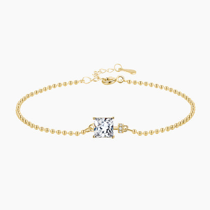 S925 Sterling Silver Temperament Inlaid Diamond Bracelet