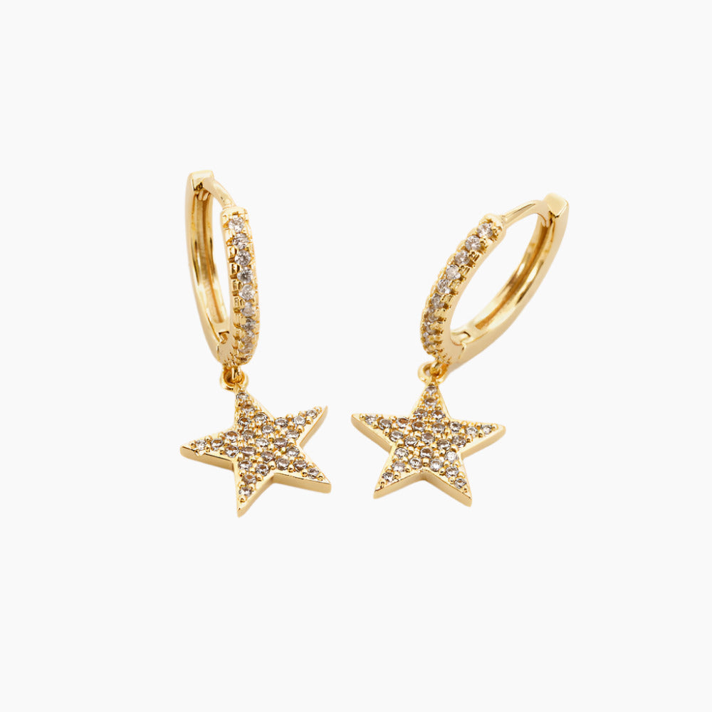 Star earrings. Star earrings