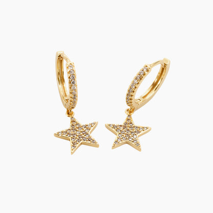 Star earrings. Star earrings