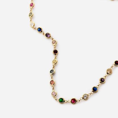 Dainty Multi-Stone Necklace
