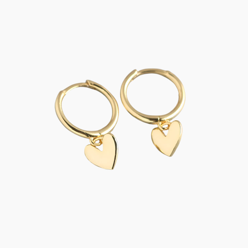 Love Heart Earrings Premium Temperament Earrings Jewelry