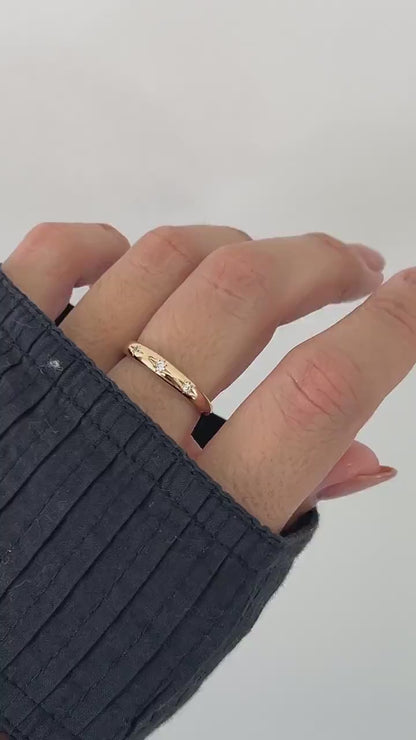 Star Setting Celestial Ring